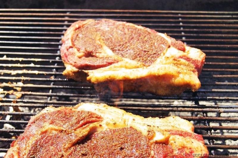 entrecot con bbq rub