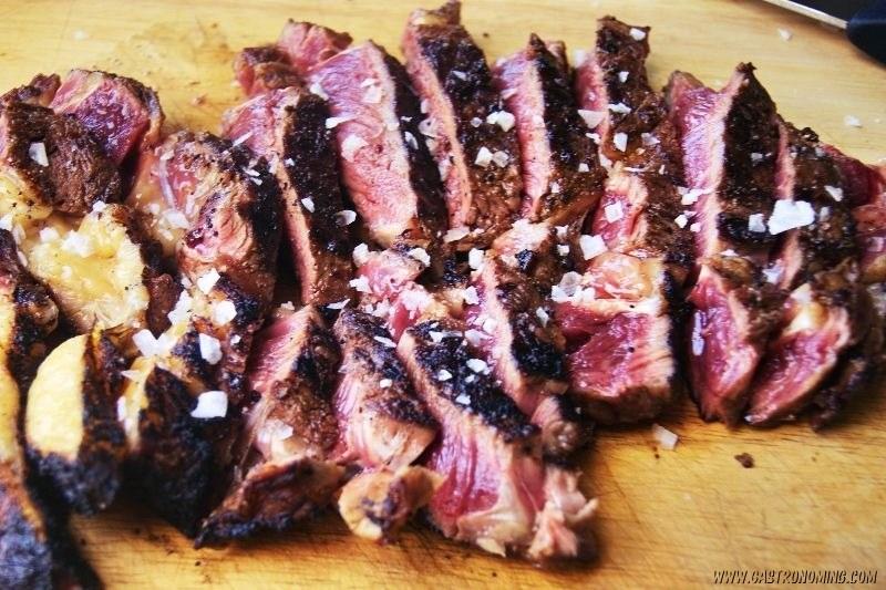 entrecot con bbq rub