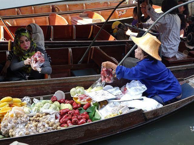 Mercado flotante Bangkok