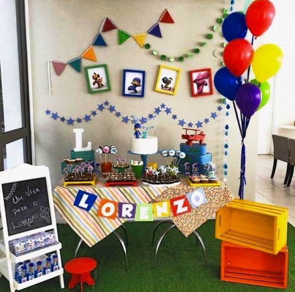 decoracion de cumpleaños pocoyo