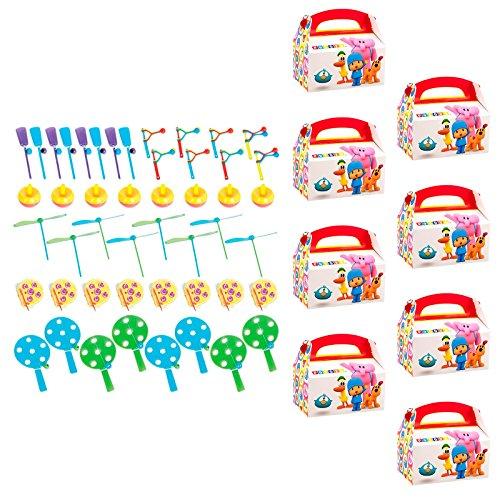 BirthdayExpress Pocoyo Party Supplies Filled Favor Box Kit (for 8 Guests)