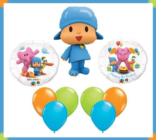 Pocoyo & Friends Happy Birthday Party Balloon Set Bouquet Decoration