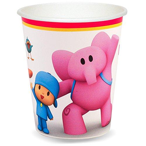 BirthdayExpress Pocoyo Party Supplies - 9 oz. Paper Cups (8)