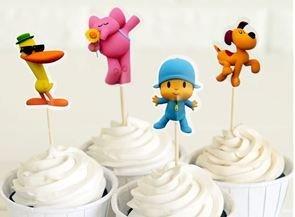 Pocoyo Assorted Cupcake Picks Set of 12