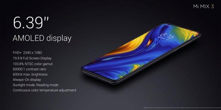 Xiaomi Mi MIX 3 - pantalla