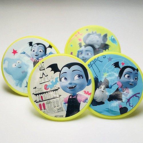 Vampirina Cupcake Toppers Rings Birthday Party Supplies Favors - Set of 16