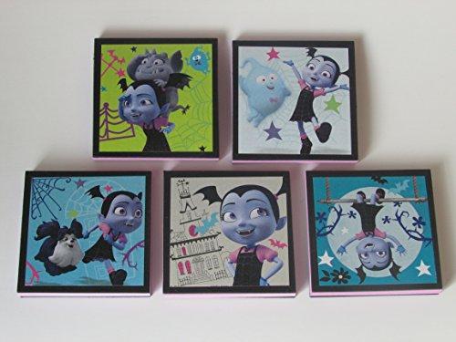Vampirina Note Pads Set of 5 - Excellent Party Favors - Vampirina Birthday Party Favors