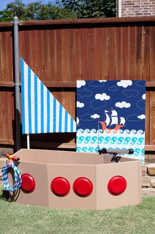 barco juegos para fiesta marinero