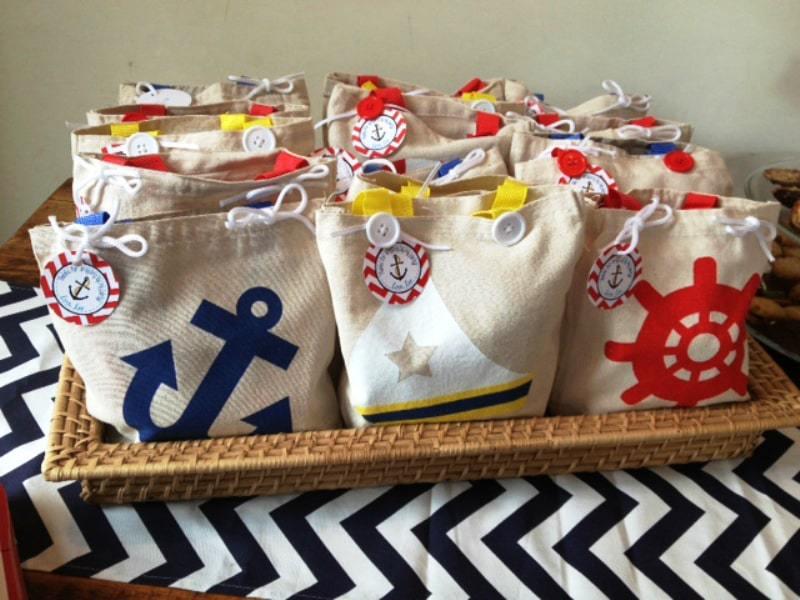 recuerdos bolsa fiesta tematica marinero
