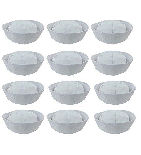 Funny Party Hats Yacht Hat - White Sailor Hats - Sailor Costume Hat by