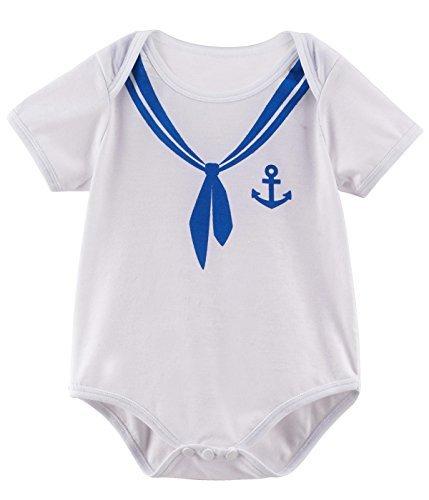 Mombebe Baby Boys Halloween Costume Sailor Bodysuit