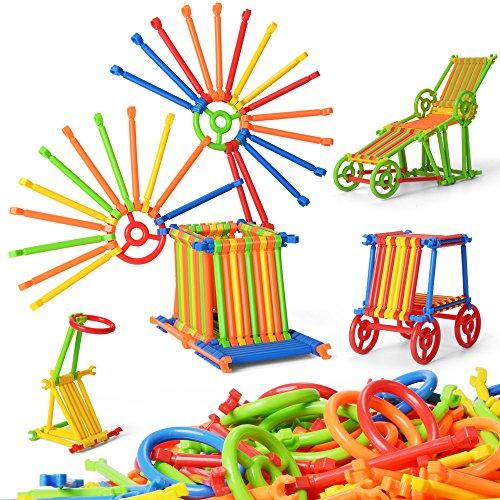 NextX Building Construction Toy 300 PCS Creative Plastic Engineering Toys 3D Puzzle Toys Educational Building Blocks For Kids