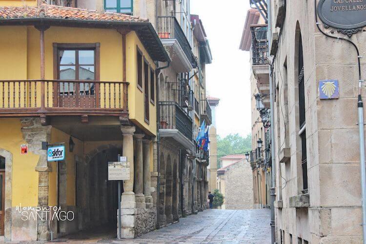Recorrido del Camino del Norte por Avilés