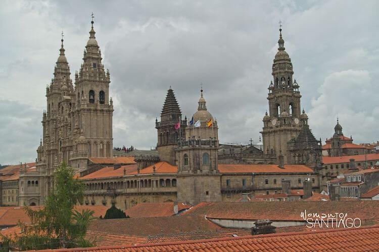 Vistas de la Catedral de Santiago de Compostela