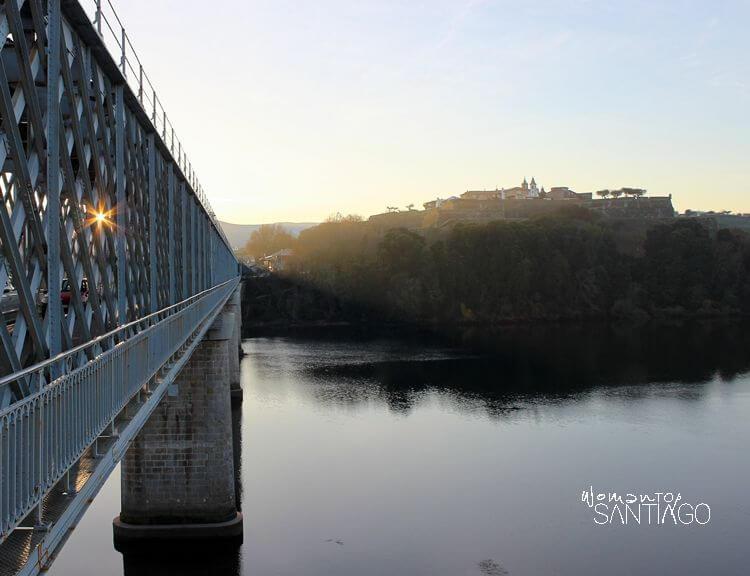 Vistas de Valença do Minho desde el Puente Internacional de Tuy