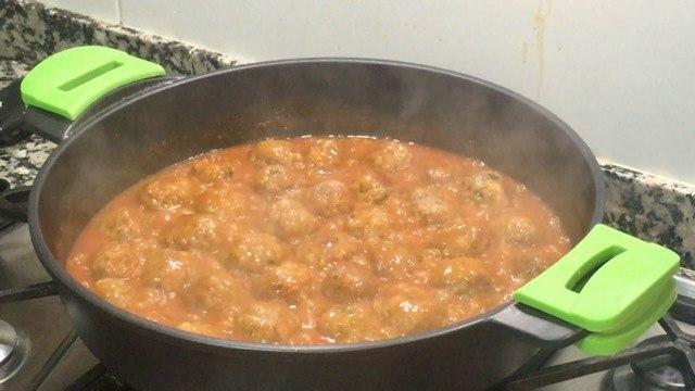 Albóndigas en chup chup