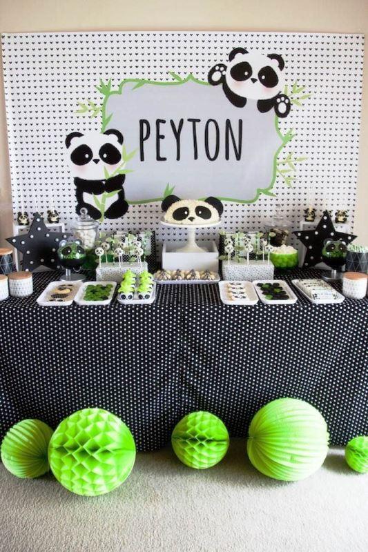 Ideas de fiesta Panda para celebrar cumpleaños
