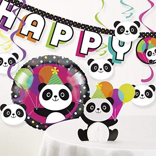 Panda Birthday Party Decorations Kit