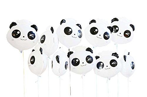 SummitLink Pack of 10 Panda Head 18" PE Helium Balloon