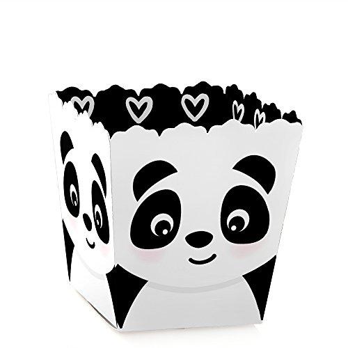 Party Like a Panda Bear - Baby Shower or Birthday Party Mini Favor Boxes - Party Treat Candy Boxes - Set of 12