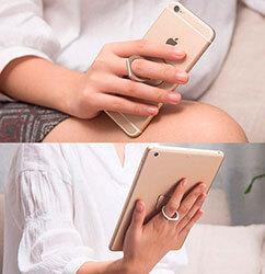 Anillo soporte para smartphone y tablet