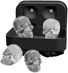 Molde de silicona cubitos de hielo calavera