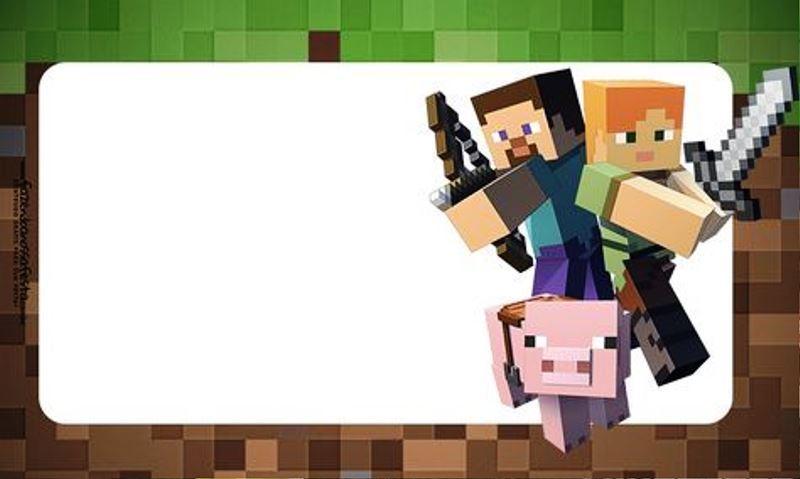 invitaciones minecraft