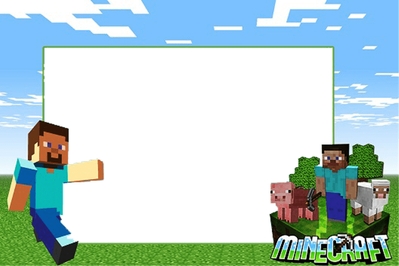 invitaciones minecraft