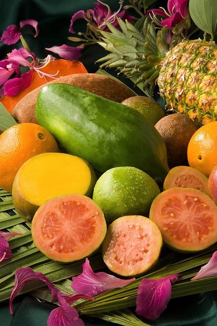 imagen de fruta exotica Mamey o Chicozapote