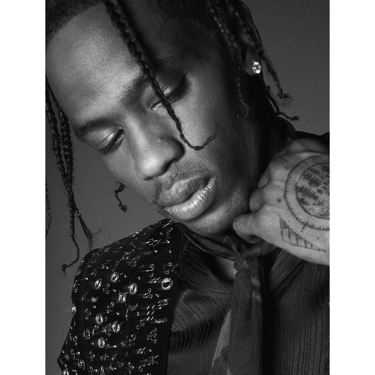 Travis Scott es la nueva imagen de Yves Saint Laurent