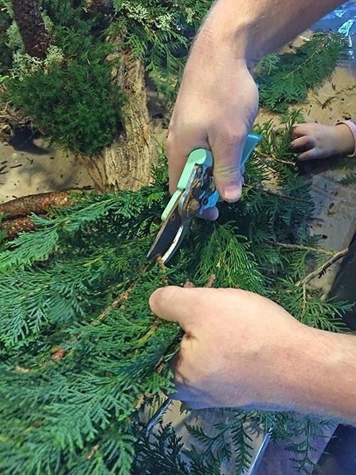 My husband helped to make our Christmas decoration 03