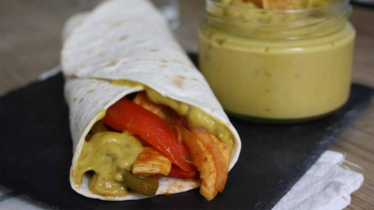 fajitas con curry