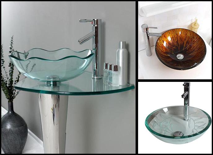 limpiar el fregadero vidrio