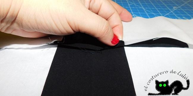 Empareja las costuras horizontales