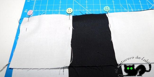 Sujetar las uniones con alfileres