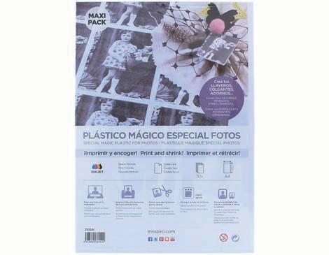 plástico mágico especial para fotos