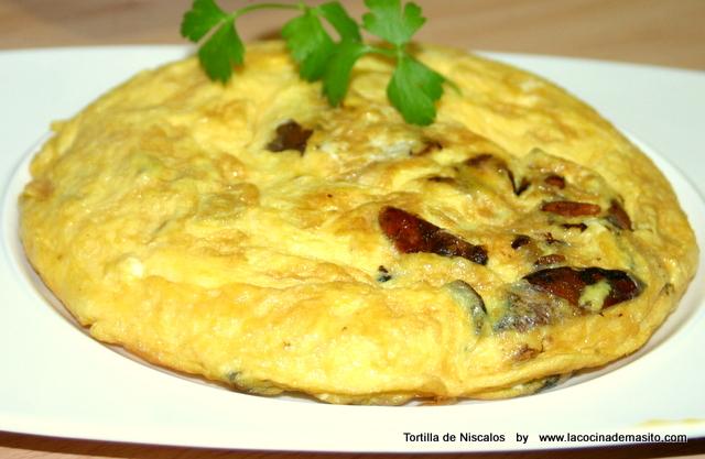 Tortilla de niscalos