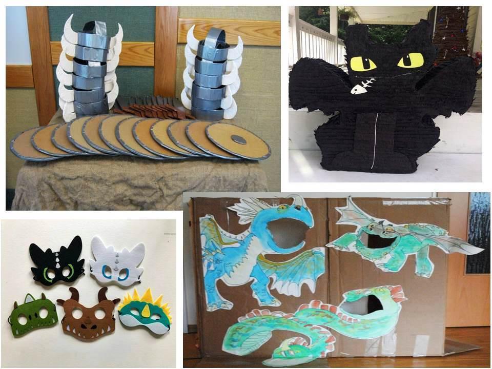 Temática de cumpleaños Como entrenar a tu dragón para niños y niñas