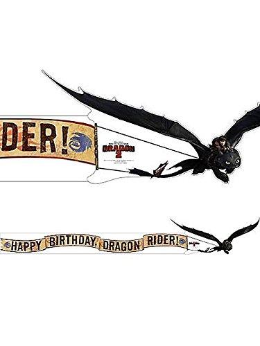 How to Train Your Dragon 2 "Happy Birthday Dragon Rider" Banner 5.75 Ft