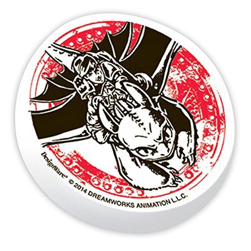 Amscan How To Train Your Dragon Erasers Birthday Party Favors (12 Pack), 1 3/8", Multicolor