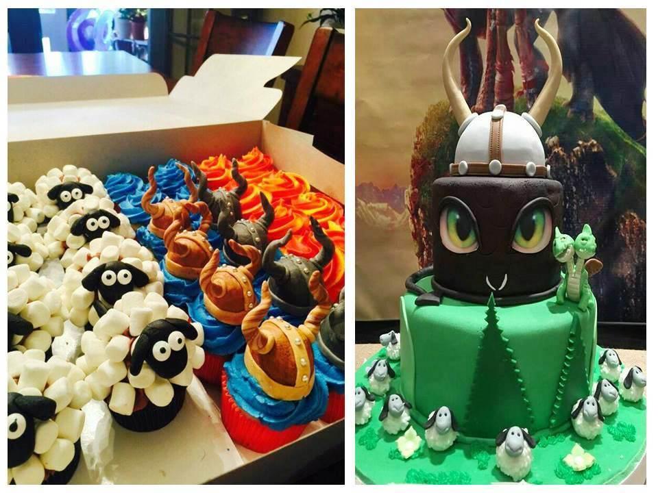 Temática de cumpleaños Como entrenar a tu dragón para niños y niñas