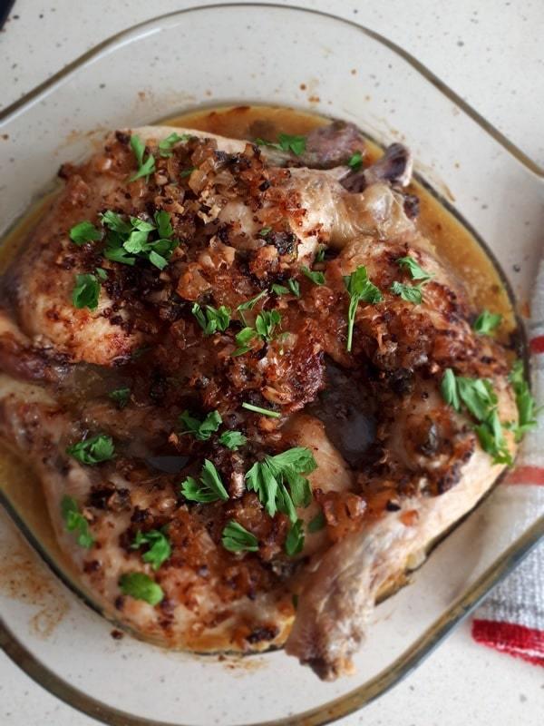 pollo a la cerveza