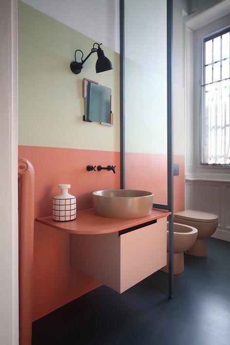 Coral color pantone para el 2019 - en baños también encaja bien - Le temps Retrouvé