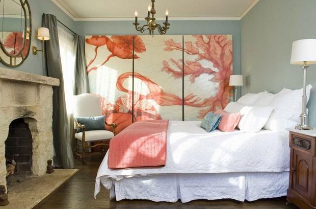 Coral color pantone para el 2019 - detalles decorativos en paneles o textiles - Casa Vogue