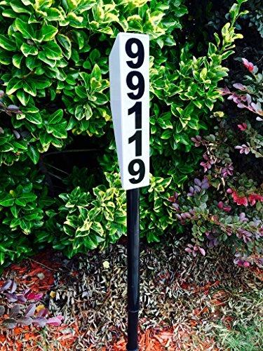 Solar Lighted Address Sign - Bright Custom House Plaque to Help Emergency Vehicles and Visitors Locate Your Home