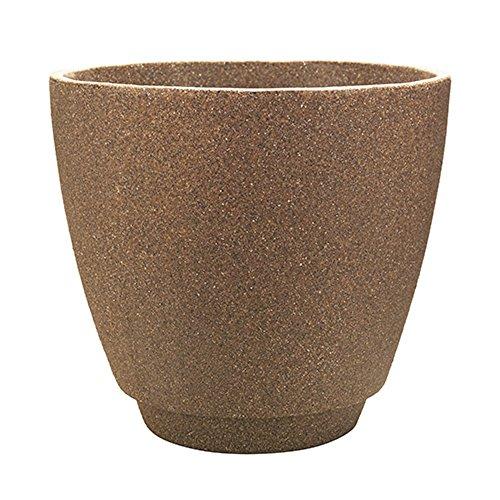 Southern Patio 20" Metro Poly-Resin Planter, Granite Brown - RMT2004GB