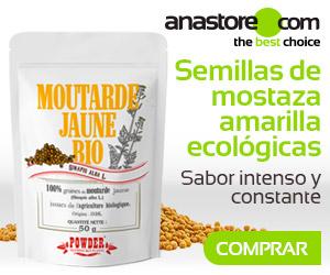 Semillas de mostaza amarilla ecológicas