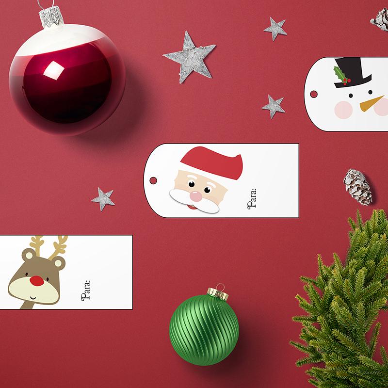 etiquetas navideñas