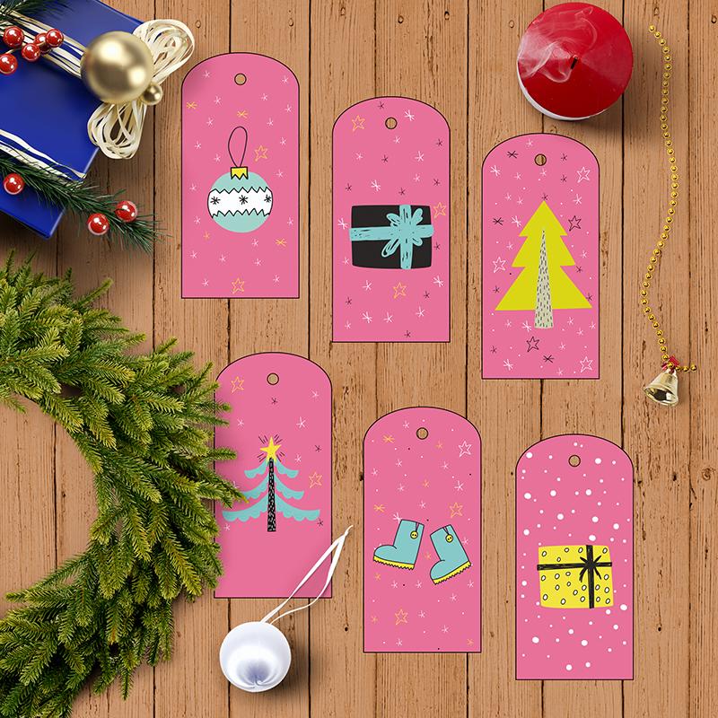 etiquetas navidad regalos