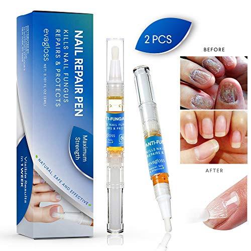 Fungus Stop, Anti fungal Nail Solution - Kills Fungus on Toenails & Fingernails, Solution Repairs & Protects from Discoloration, Brittle and Cracked Nails 2 pcs